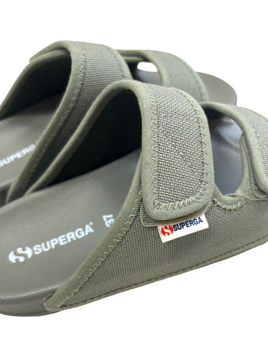 Women's Flat Sandals in Green Color