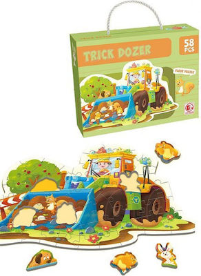 Puzzle pentru Copii Trick Dozer 58buc ToyMarkt