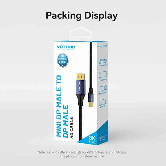 Vention DisplayPort Cable Male - Mini DisplayPort Male 1.5m Blue