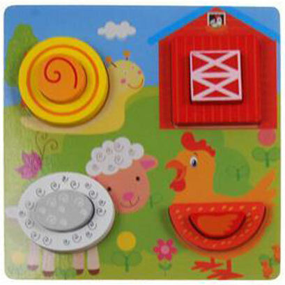 Wooden Kids Peg Puzzle for 2+ years+ Years 4pcs (Various Designs) 1pc Next