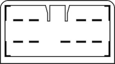 Mcar Διακόπτης Παραθύρων Αυτοκινήτου για Toyota Corolla 1993-1998 / Tacoma 1998-2000 9pin