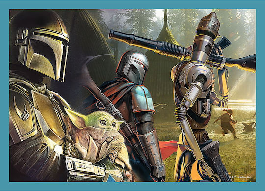 Kids Puzzle 4in1 Mandalorian Star Wars Trefl