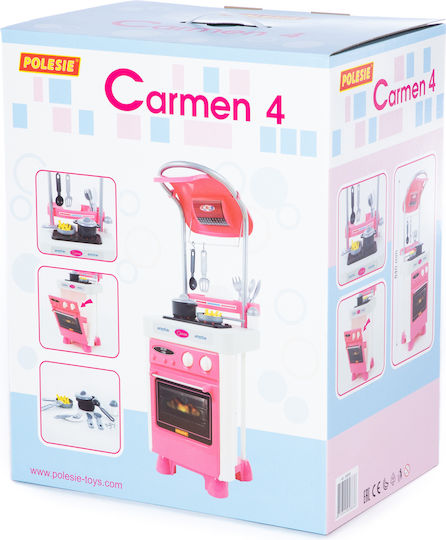 Polesie Carmen Kinderküche Mit Ofen Und Herd Für 3+ Jahre