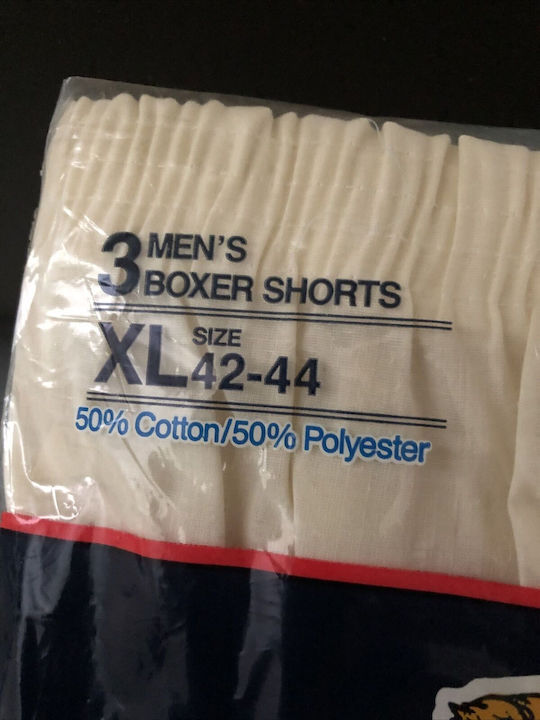 Fruit of the Loom Herren Boxershorts White 3Packung