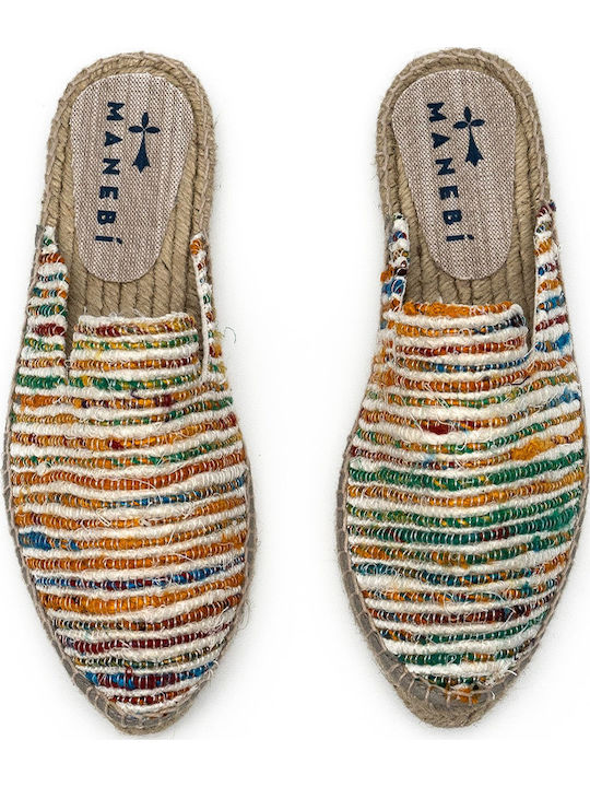Acapulco Pantofi Mules Dama Flat Multicolori G1.1
