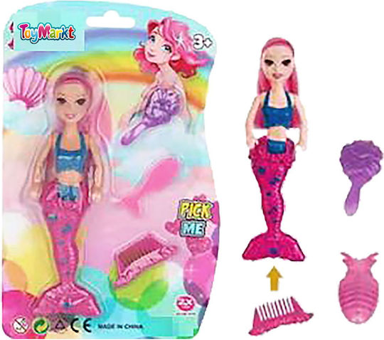 ToyMarkt Mermaid Butterfly Doll for 3+ years+ Years 15cm (Various Designs/Assortments of Designs) 1pc