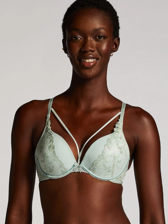 Hunkemöller Bra with Light Padding Underwire Green