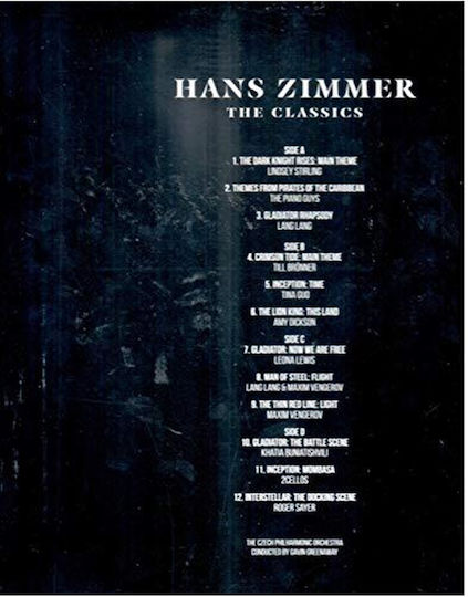 Hans Zimmer Classics 2lp Ediție Limitată Vinil