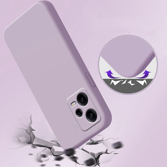 Back Cover Σιλικόνης Μωβ (Redmi Note 12 Pro+)