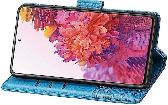 Butterfly Back Cover Δερματίνης / Πλαστικό / Σιλικόνης Μαγνητικό Μπλε (Realme Note 50)