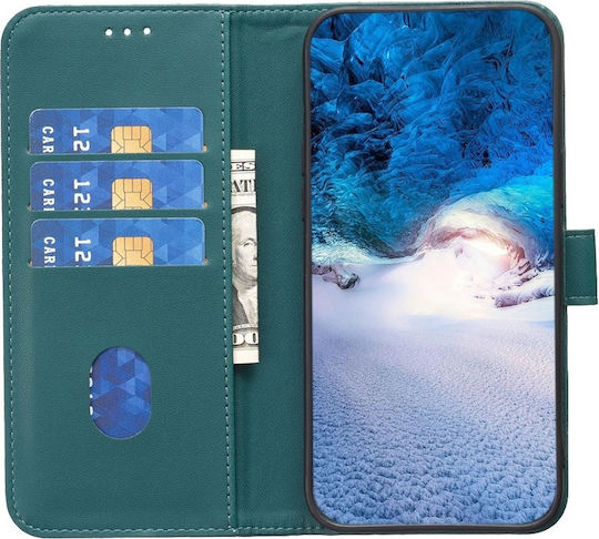 Binfen Wallet Case Δερματίνης Πράσινο (Galaxy A35)