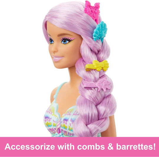 Barbie Mermaid Doll Touch of Magic Mermaid Long Hair for 3+ years+ Years 17cm