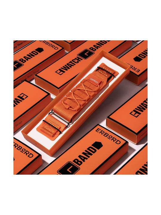 Erbord World Найлонов колан 22mm Orange
