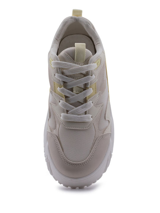 Damen Sneakers Beige