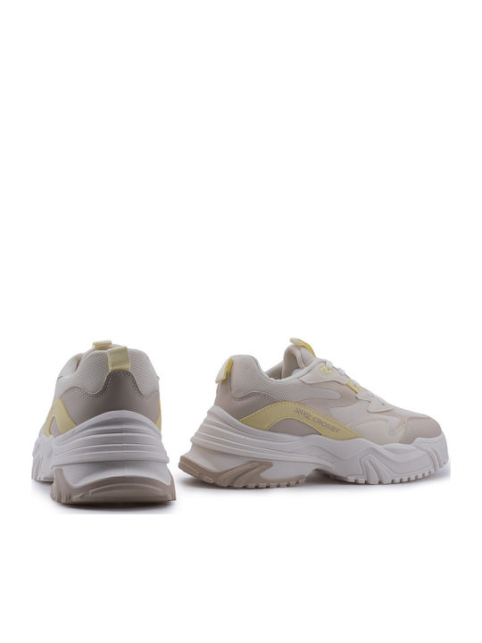 Damen Sneakers Beige