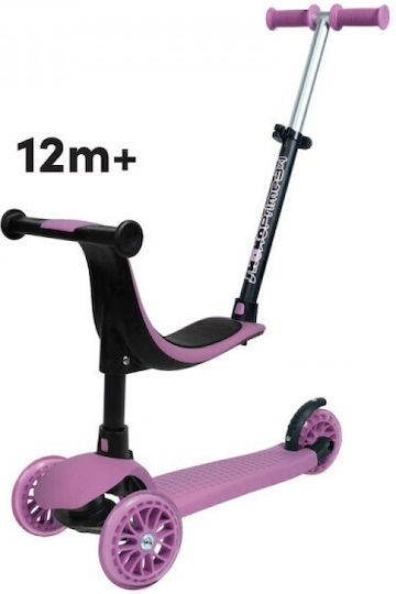 Toy Candle Shoko Children's Scooter Multifunctional 3 In 1 for 12+ Months Pink AS