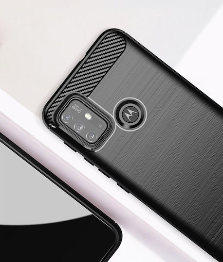 Erbord Back Cover Plastic / Silicone Black (Motorola Moto G10, Motorola Moto G30)