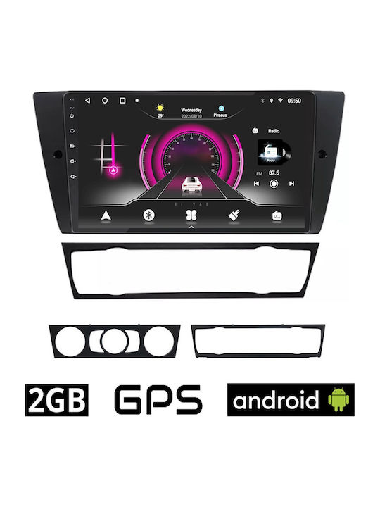 Auto-Audiosystem 2 DIN Bluetooth USB AUX WiFi GPS Apple CarPlay Android Auto mit 9 Zoll Touchscreen