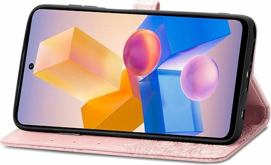Book Δερματίνης / Πλαστικό / Σιλικόνης Ροζ (Realme Note 50)
