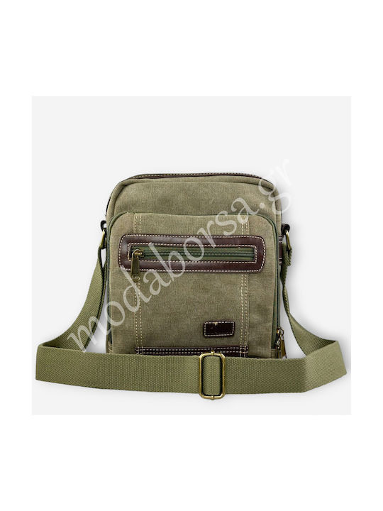 Rcm Shoulder bag Fabric canvas 17741-050 Khaki