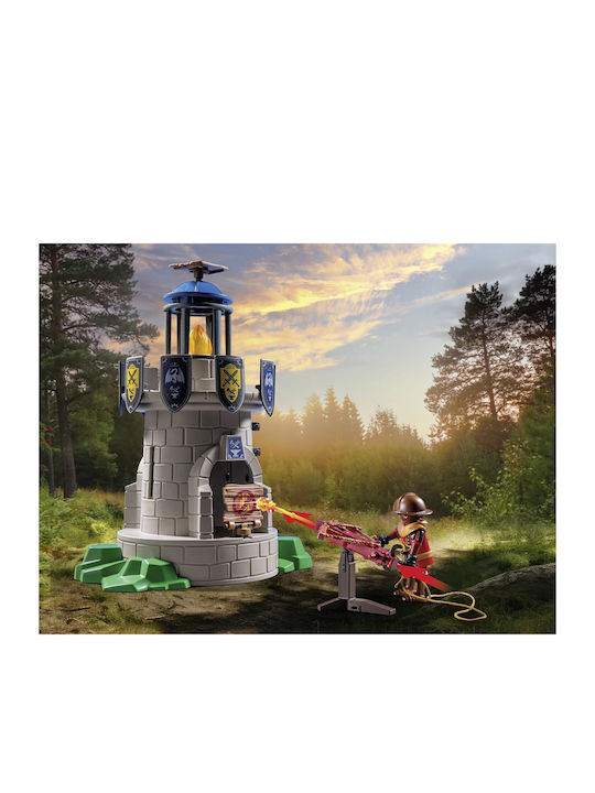Плеймейт свещ Novelmore Кула на рицарите с дракон и ковач за 4+ години Години Playmobil