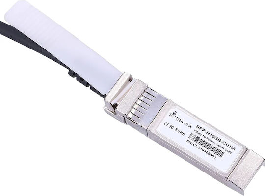 Extralink Кабел Оптично Влакно SFP+ 3м Черен