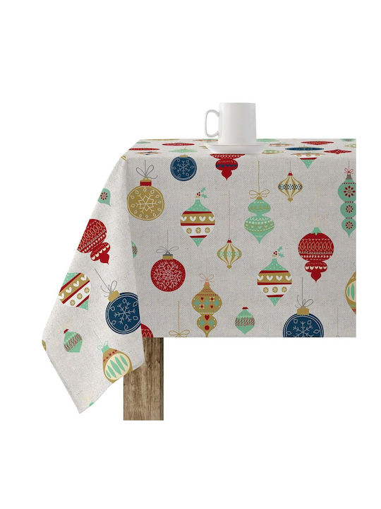 Mauré Christmas Tablecloth Fabric Multicolour L300xW140cm 1pcs