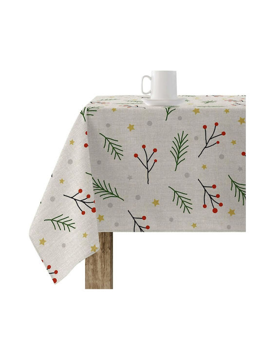 Mauré Christmas Tablecloth Fabric Multicolour L300xW140cm 1pcs