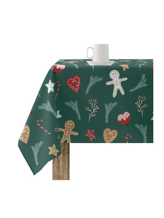 Mauré Christmas Tablecloth Fabric Multicolour L140xW140cm 1pcs