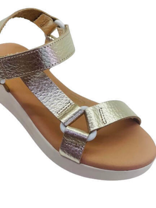 Oh My Sandals Παιδικά Πέδιλα Χρυσά