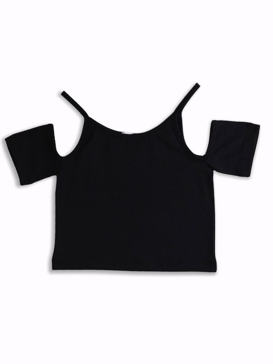 Nek Kids Wear Kinder Set mit Shorts Sommer 2Stück Black