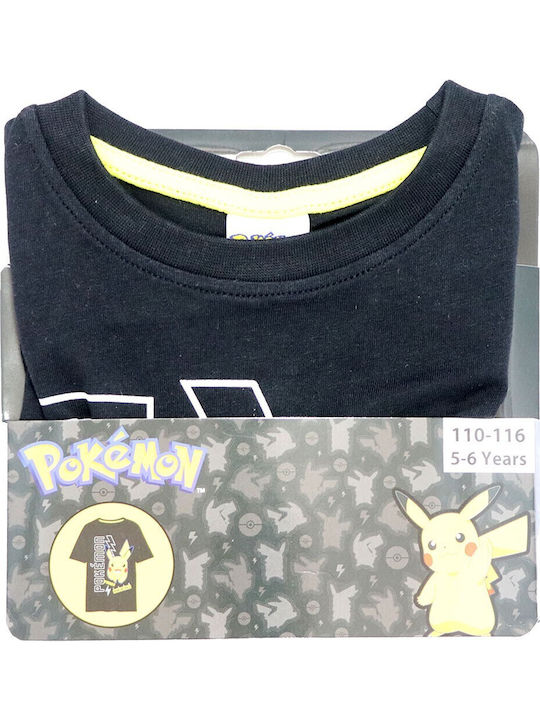 Kinderoberteile Kurzärmelig Schwarze Pokémon