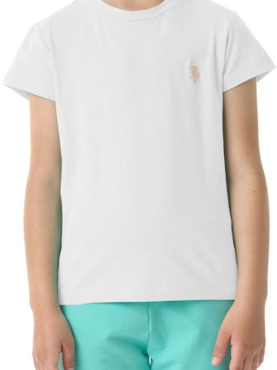 U.S. Polo Assn. Kids Blouse Short Sleeve White