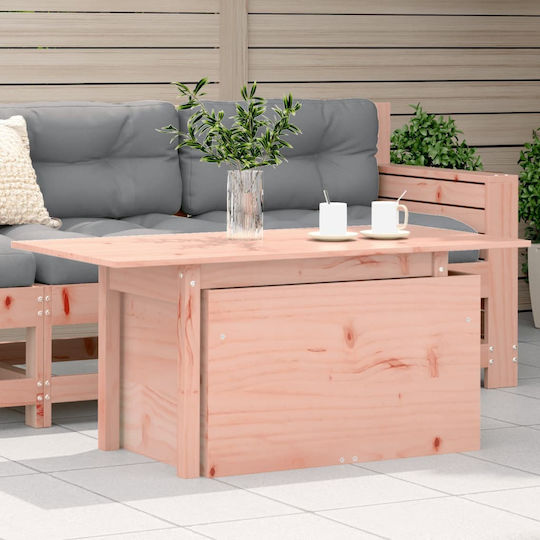 Masă Exterior Din Salcâm Maro Și Lemn De Brad 100x50x75cm
