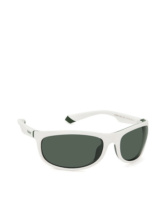 Polaroid Sunglasses with Green Frame and Green Polarized Lens PLD2154/S 6HT/UC