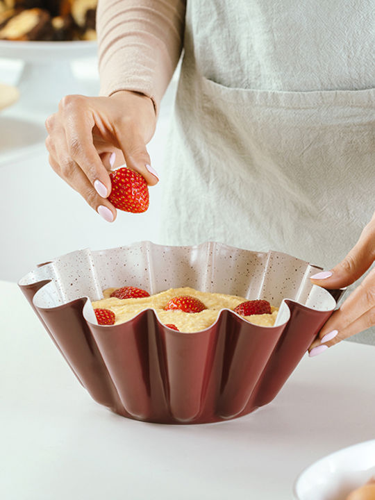 Nava Non-stick Aluminum Cake 1 Cups Baking Pan Terrestrial 23x23cm