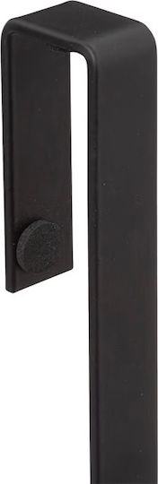 5Five Wall Mounted Bathroom Shelf Metallic with 2 Shelves 32.5x16x60cm Black