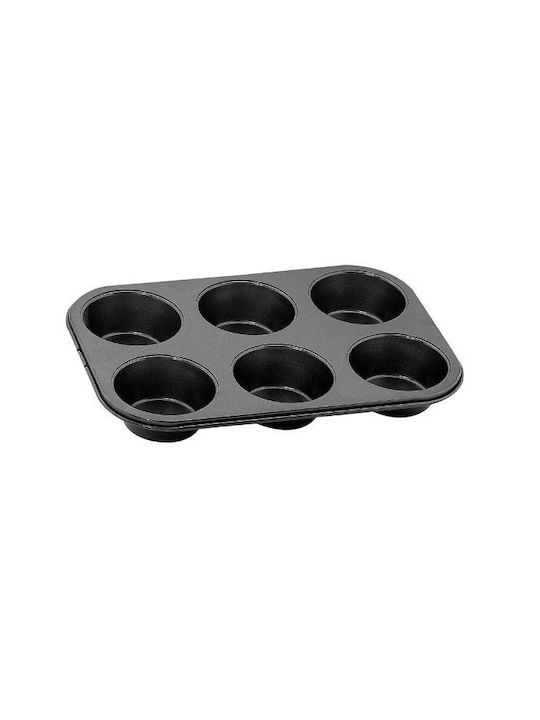 Homestyle Formă de Patiserie pentru Cupcakes/Muffins din Aluminiu 6 Locuri 26x18buc 1buc