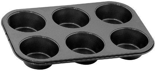 Homestyle Formă de Patiserie pentru Cupcakes/Muffins din Aluminiu 6 Locuri 26x18buc 1buc