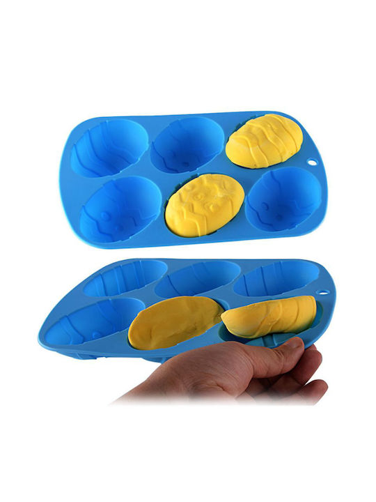 Sugar Love No Coating Silicone Chocolates 6 Cups Baking Pan 20.5x13x2.5cm