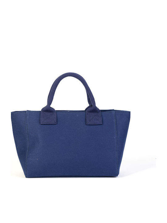U.S. Polo Assn. Stoff Strandtasche Blau