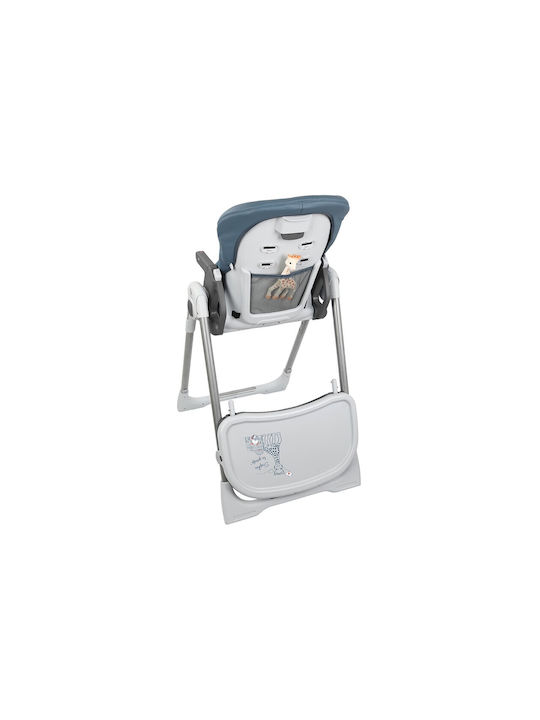 Renolux Vision Foldable Baby Highchair with Adjustable Height Black
