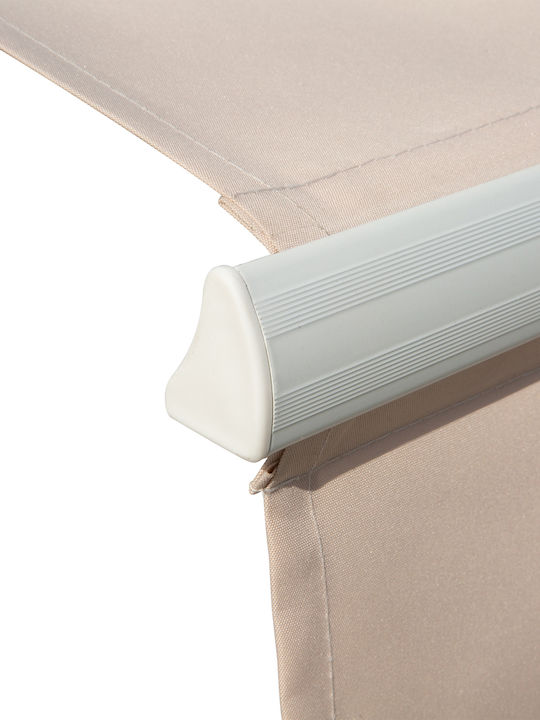 Outsunny Zelt Terrasse Beige 2.95x2m
