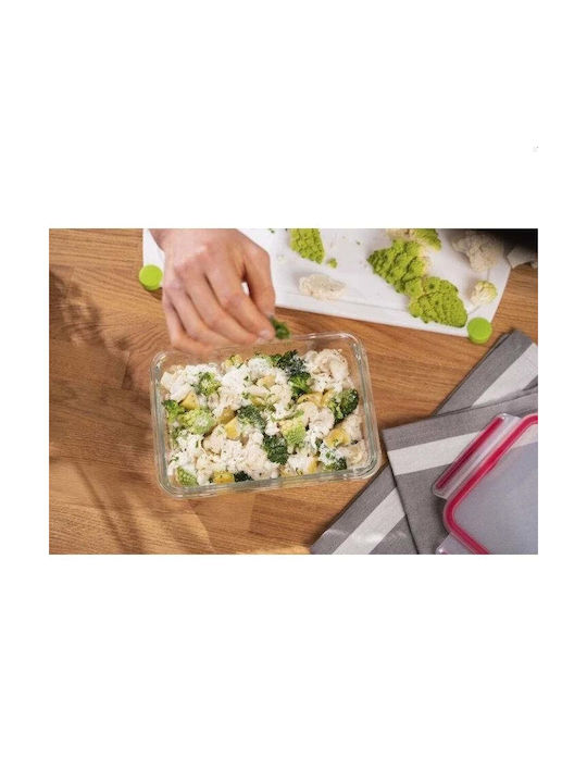 Tefal Microwave Glass Lunch Box Masterseal Transparent 1300ml