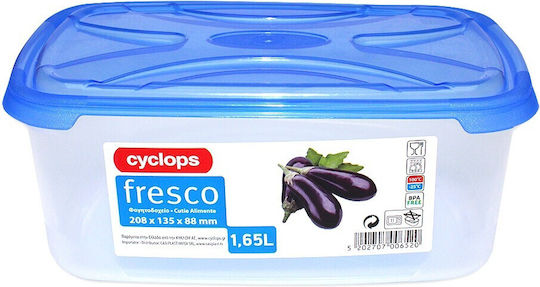 Cyclops Fresco Кутия за обяд Пластмаса Розов Подходяща за микровълнова фурна 1650мл 1бр