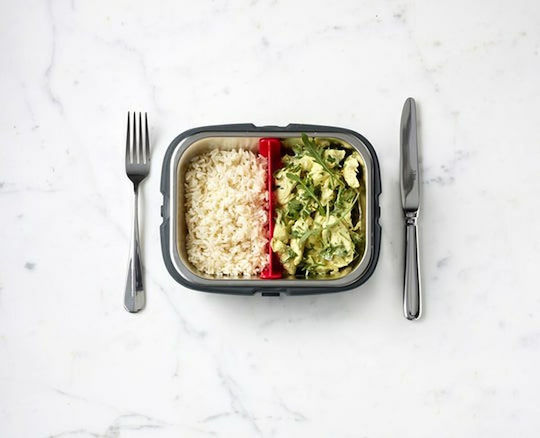 Plastic Electric Lunch Box Heatsbox Black 925ml