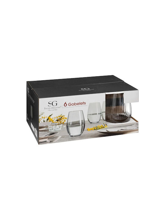 Secret de Gourmet Set Gläser Cocktail/Trinken aus Glas 540ml 6Stück