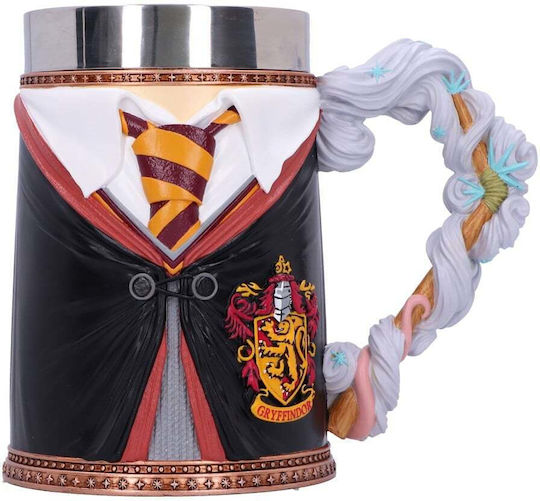 Nemesis Now Harry Potter Hermione Collectible Tankard Glas Bier, μπίρας aus Metall in Schwarz Farbe 1Stück