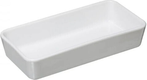 Atmosphera Dessert Turm Ständer & Tabletts 5 Stufen mit Basis aus Porzellan Weiß Ø28xY4.2cm Π18.8xΜ28xΥ4.2cm 6 Stück