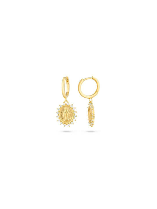 Radiant Earrings made of Steel Gold Plated